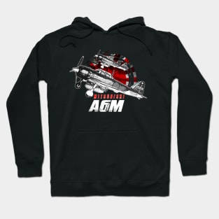 Mitsubishi A6M Japaness vintage war plane Hoodie